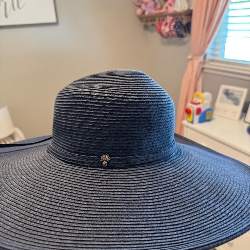 Tommy Bahama Blue Sun Hat with Wide Brim